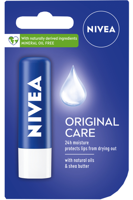 NIVEA Original Care lūpu balzams, 4.8 g - 1