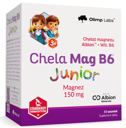 OLIMP LABS Chela Mag B6 Junior paciņas, 15 gab. - 1