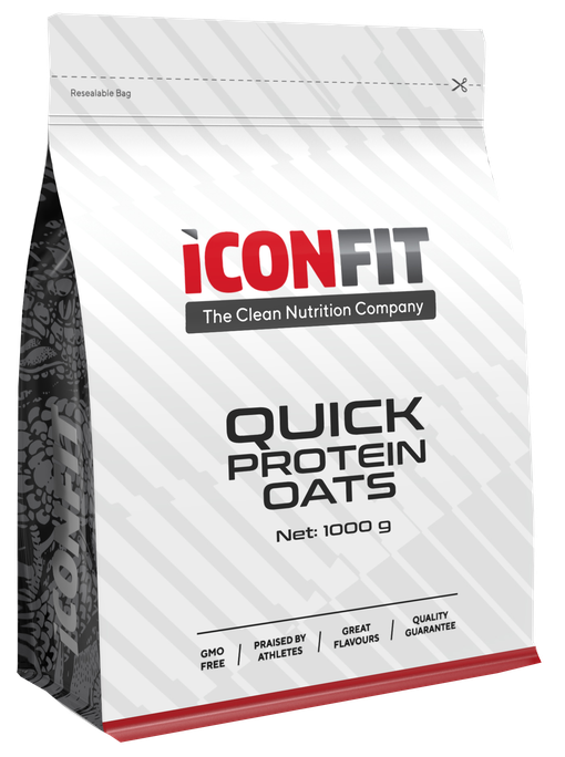 ICONFIT Quick Protein Oats - Chocolate biezputra, 1000 g - 1