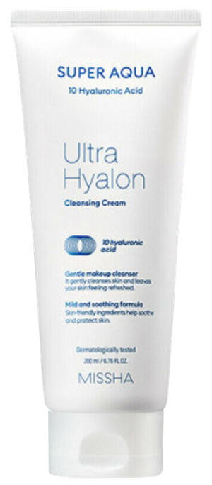 MISSHA Super Aqua Ultra Hyalron attīrošs krēms, 200 ml - 1
