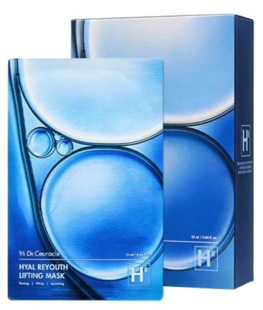 DR.CEURACLE Hyal Reyouth Lifting auduma sejas maska, 10 gab. - 1