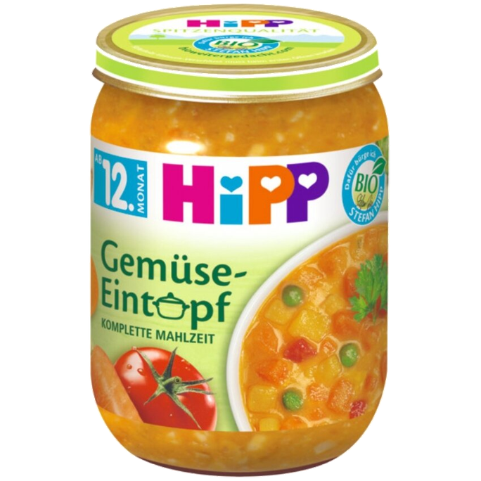 HIPP Dārzeņu Sautējums (12m+) biezenis, 250 g - 1