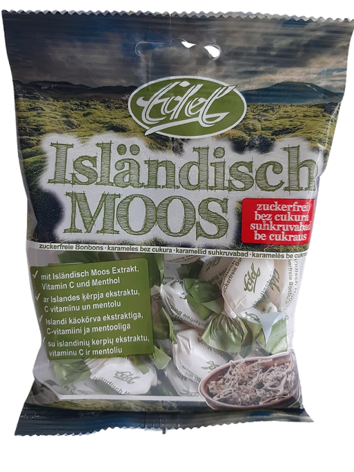 EDEL Islandes Ķērpis Bez Cukura konfektes, 70 g - 1