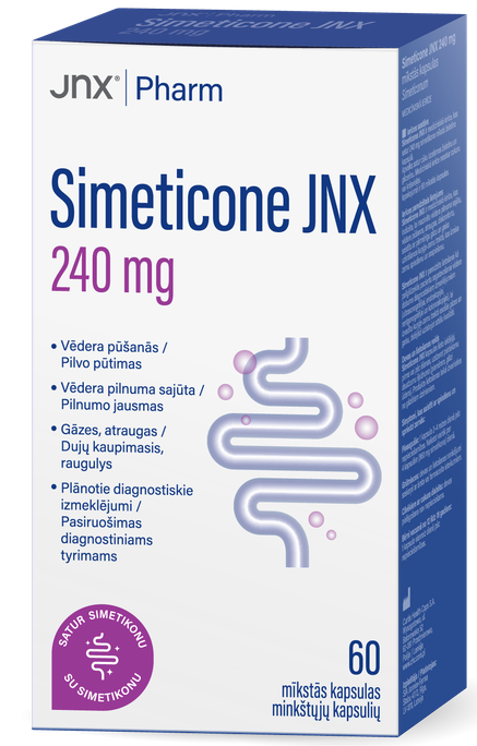 Simeticone 240mg kapsulės, 60 vnt. - 2