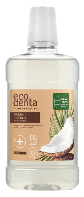 ECODENTA Fresh Breath Coconut mutes skalojamais līdzeklis, 500 ml - 1