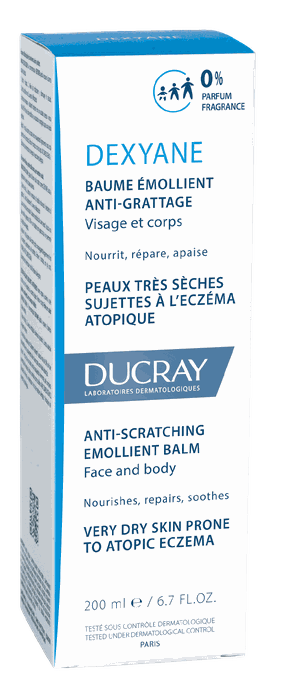 DUCRAY Dexyane Anti-Scratching Emollient balzams, 200 ml - 2