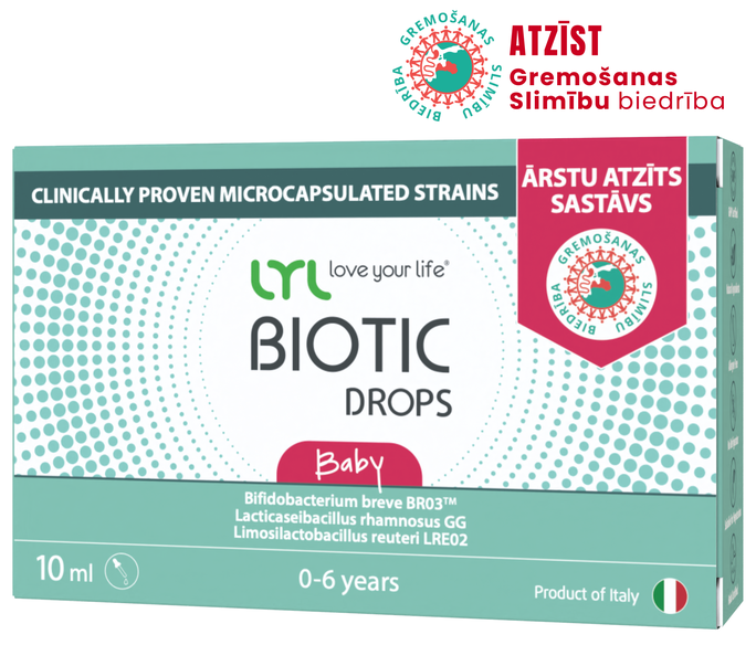 LYL BIOTIC Drops (20 devas) pilieni, 10 ml - 1