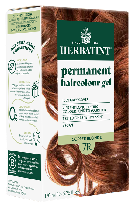 HERBATINT 7R Light Cooper Chestnut matu krāsa, 170 ml - 1