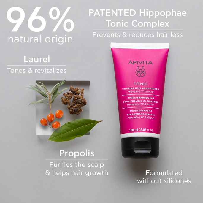 APIVITA Tonic matu kondicionieris, 150 ml - 2