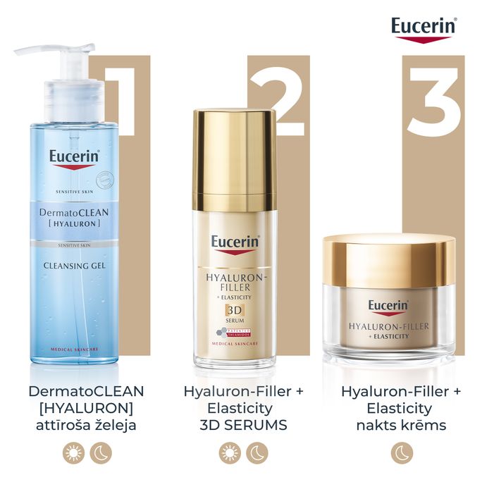 EUCERIN Hyaluron Filler+ Elasticity nakts sejas krēms, 50 ml - 5
