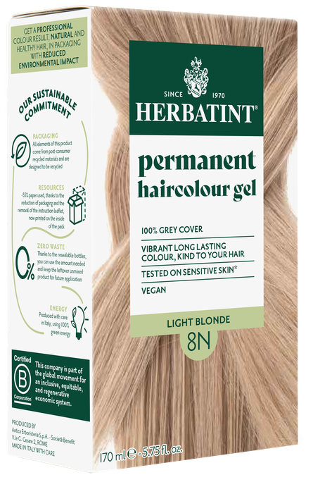 HERBATINT 8N Ligth Blonde matu krāsa, 170 ml - 1