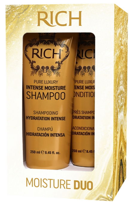 RICH Intense Moisture (250+250 ml) matu kopšanas komplekts, 1 gab. - 1
