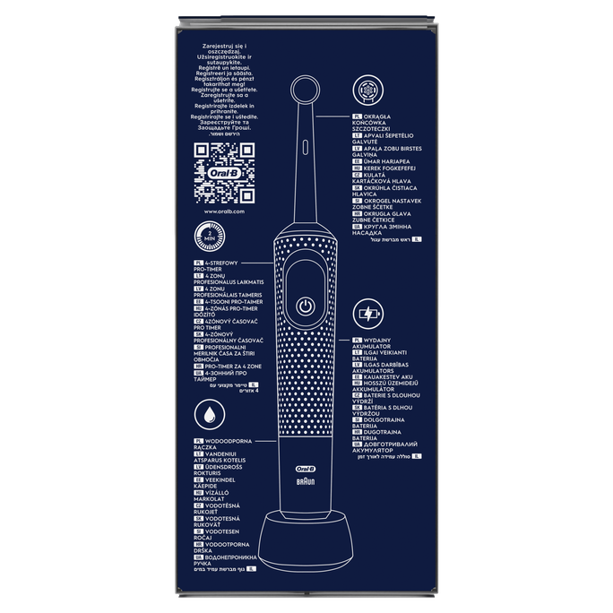 ORAL-B Vitality Pro Protect X Clean Vapor Blue elektriskā zobu birste, 1 gab. - 2