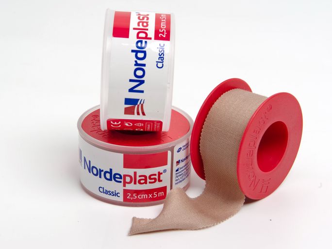 NORDEPLAST   2.5cm x 5m leikoplasts rullī, 1 gab. - 2