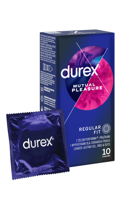 DUREX Mutual Pleasure prezervatīvi, 10 gab. - 2