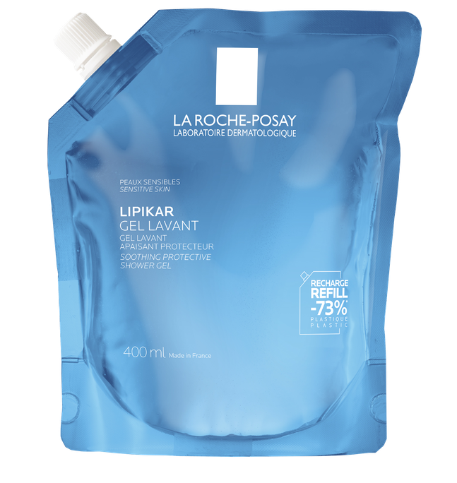LA ROCHE-POSAY Lipikar Refill mazgāšanas gels, 400 ml - 1