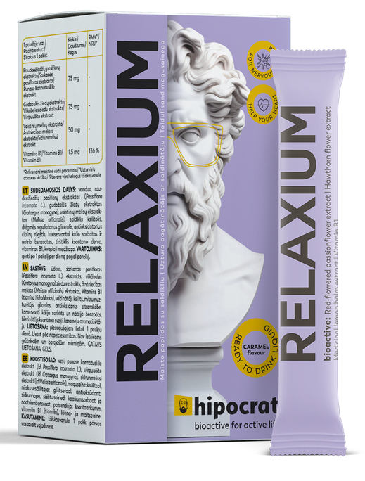 BIOFARMACIJA Hipocrat Relaxium paciņas, 10 gab. - 1