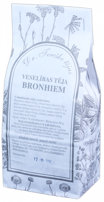 DR.TEREŠKO Bronhiem beramā tēja, 60 g - 1