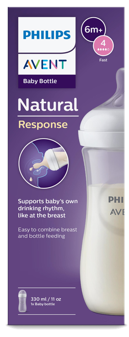 PHILIPS Avent Natural Response 330 ml, 6m+ pudelīte, 1 gab. - 1