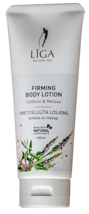 LĪGA Ar kofeīnu un melisas ēterisko eļļu pretcelulīta losjons, 200 ml - 1