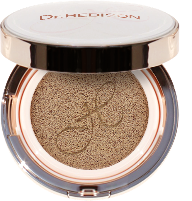 DR.HEDISON Miracle Cushion SPF 50 Nr. 23 – Natural Beige tonālais krēms, 30 g - 1