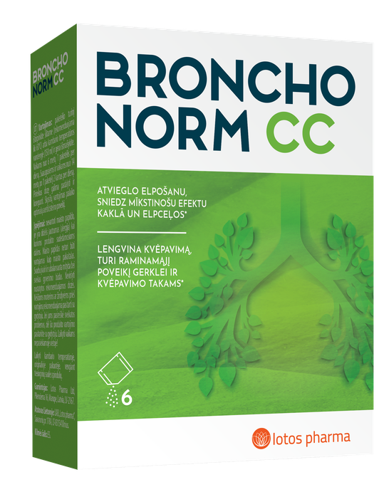 BRONCHONORM CC paciņas, 6 gab. - 1