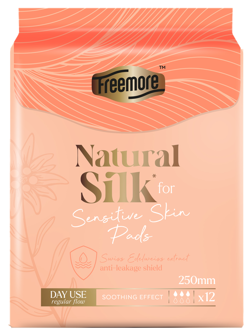 FREEMORE Natural Silk Day Use higiēniskās paketes, 12 gab. - 1