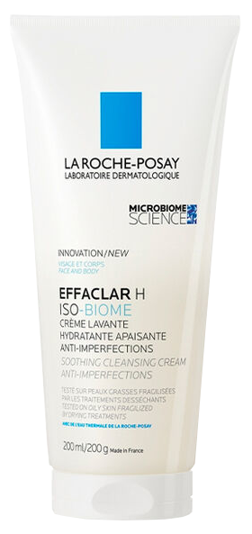 LA ROCHE-POSAY Effaclar H Iso-Biome attīrošs krēms, 200 ml - 1