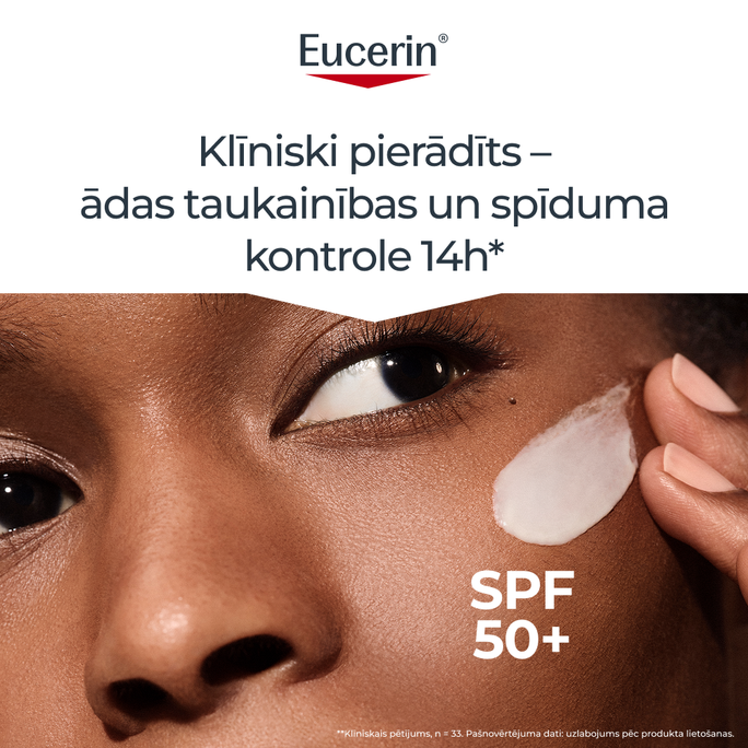 EUCERIN Sun Oil Control SPF 50+ saules aizsarglīdzeklis, 50 ml - 3