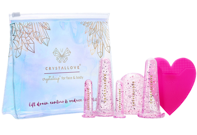 CRYSTALLOVE CrystalCup Face and Body komplekts, 1 gab. - 1