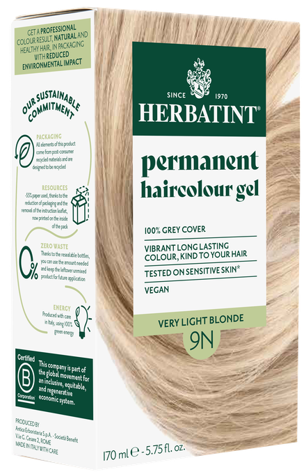 HERBATINT 9N Honey Blonde matu krāsa, 170 ml - 1