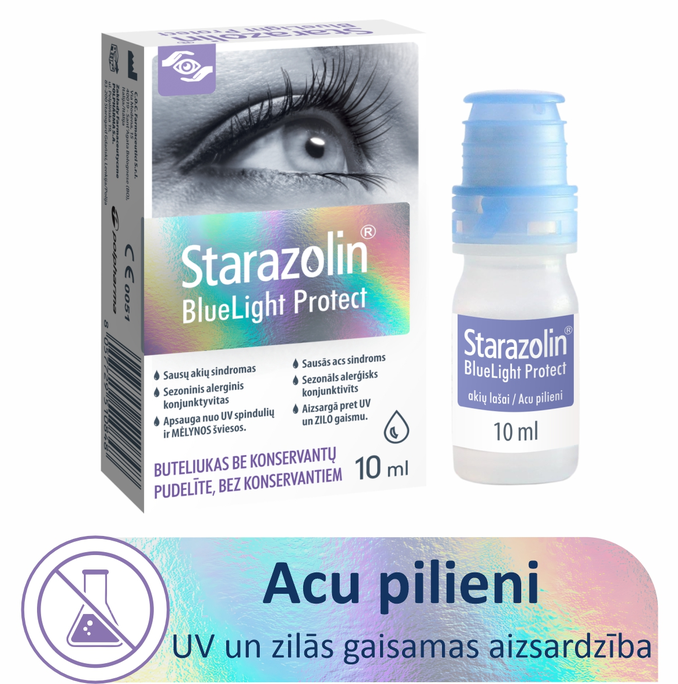 STARAZOLIN    BlueLight Protect acu pilieni, 10 ml - 3