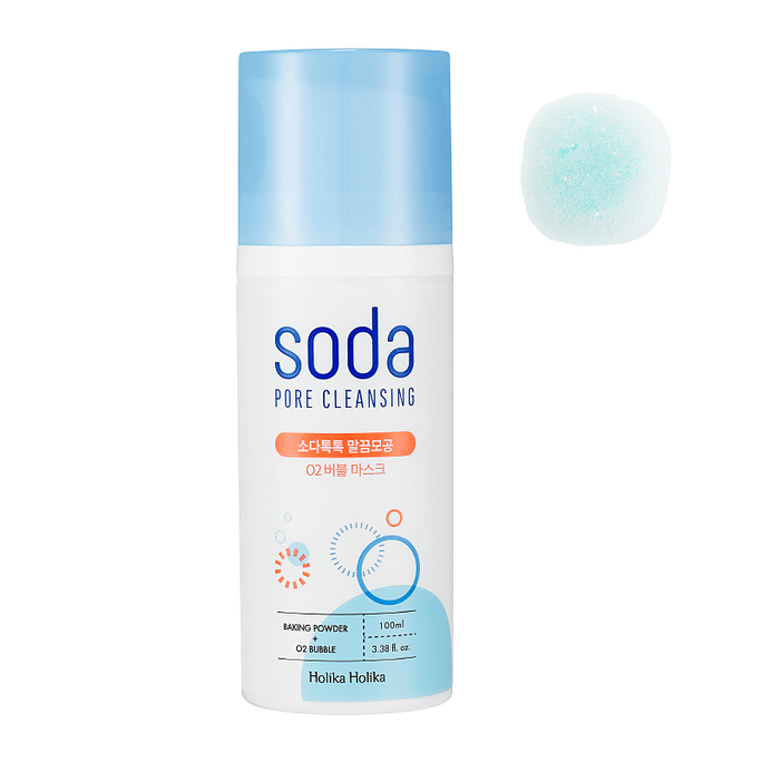 HOLIKA HOLIKA Soda Pore Cleansing O2 Bubble sejas maska, 100 ml - 2