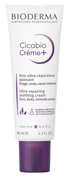 BIODERMA Cicabio Creme+ ultra-repairing soothing krēms, 40 ml - 1