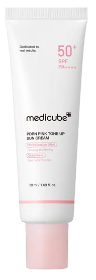 MEDICUBE PDRN Pink Tone Up Sun SPF50+ sejas krēms, 50 ml - 1