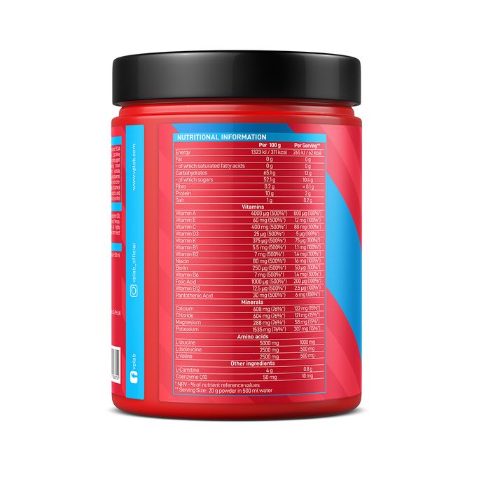VPLAB FitActive Apple and Blackcurrant pulveris, 500 g - 2