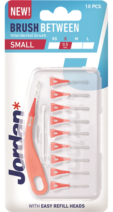 JORDAN Brush Between S (0.5 mm) zobstarpu birstīte, 10 gab. - 1