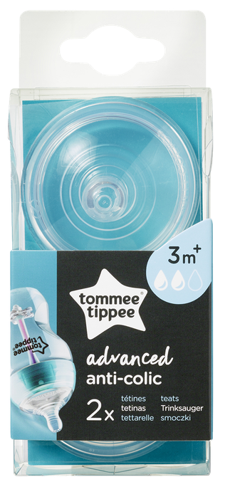 TOMMEE TIPPEE Anti-Colic 3 m+ knupis, 2 gab. - 3