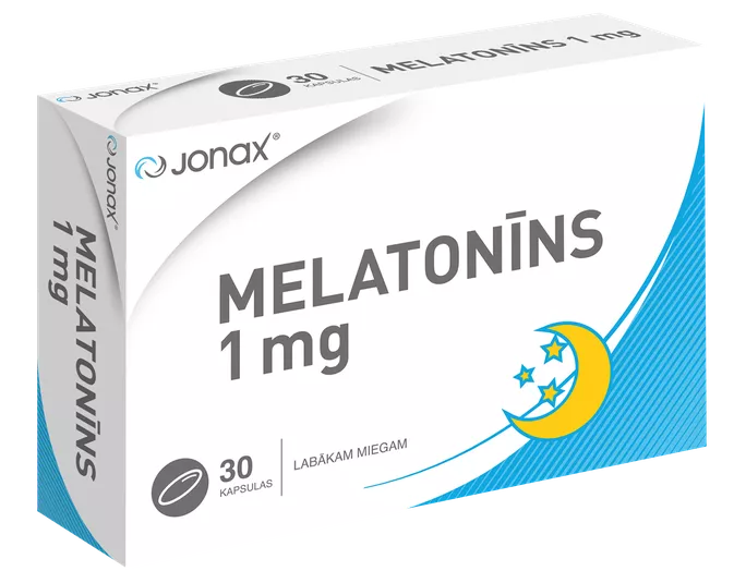 JONAX Melatonīns 1mg kapsulas, 30 gab. - 1