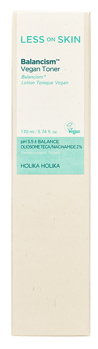 HOLIKA HOLIKA Less On Skin Balancism Vegan toniks, 170 ml - 2