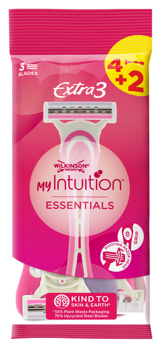 WILKINSON SWORD MyIntuition Essentials Extra 3 vienreizlietojamie skuvekļi, 6 gab. - 1