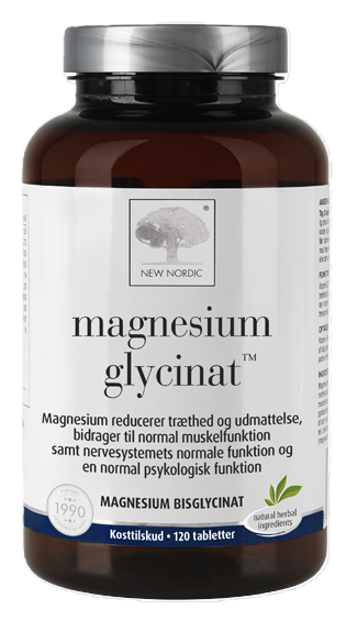 NEW NORDIC Magnesium Glycinat tabletes, 120 gab. - 1