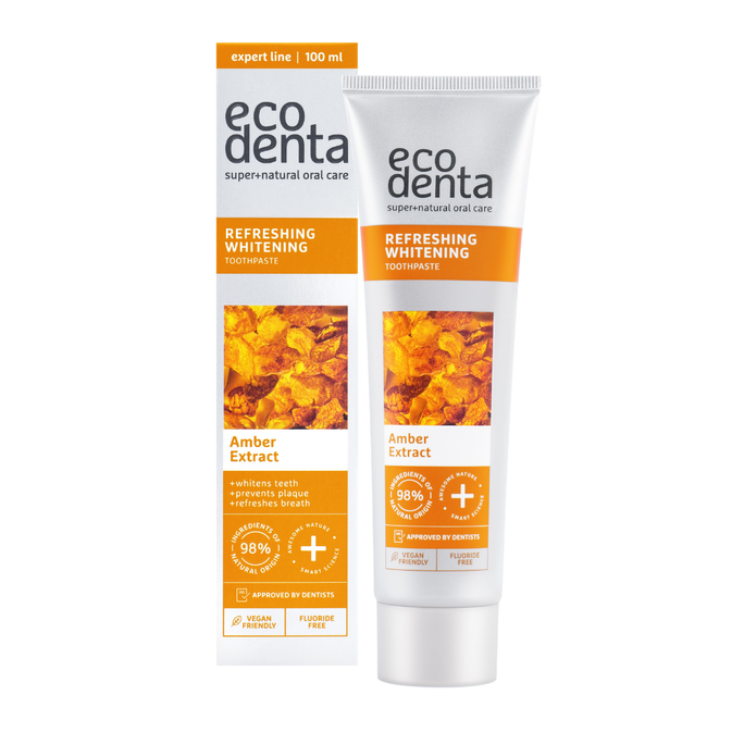 ECODENTA Refreshing Whitening zobu pasta, 100 ml - 2