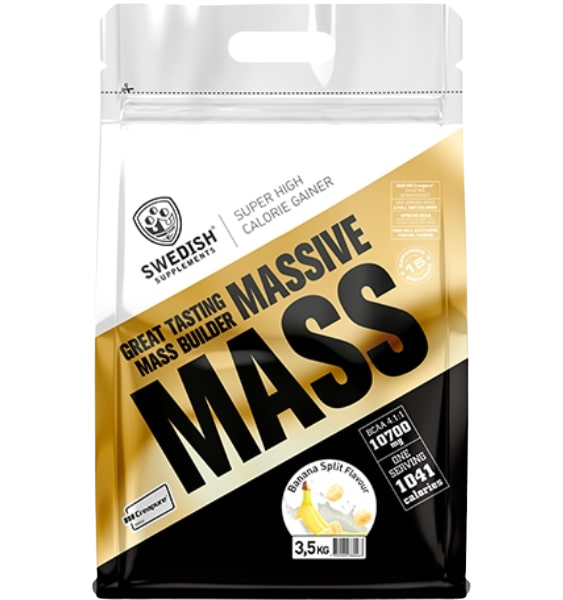 SWEDISH SUPPLEMENTS Massive Mass Banana Split pulveris, 3500 g - 1
