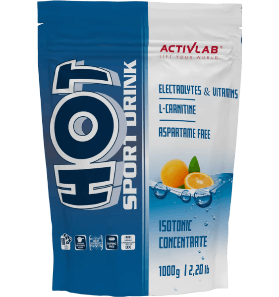 ACTIVLAB HOT SPORT DRINK Orange pulveris, 1000 g - 1