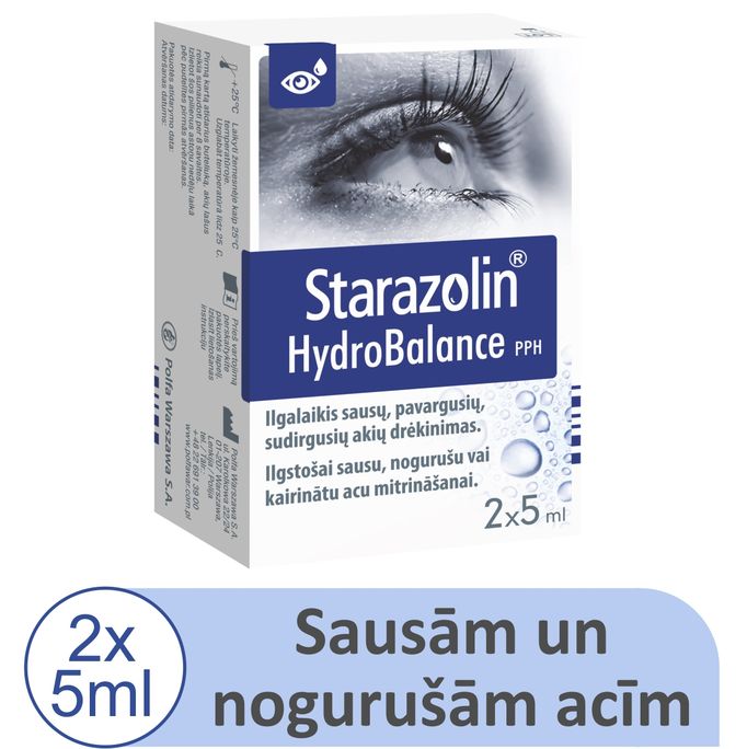 STARAZOLIN HydroBalance 5 ml acu pilieni, 2 gab. - 1