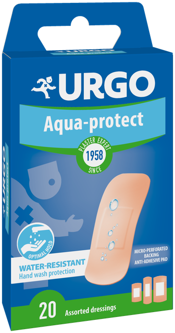 URGO Aqua-protect mitrumnecaurlaidīgs plāksteri, 20 gab. - 1