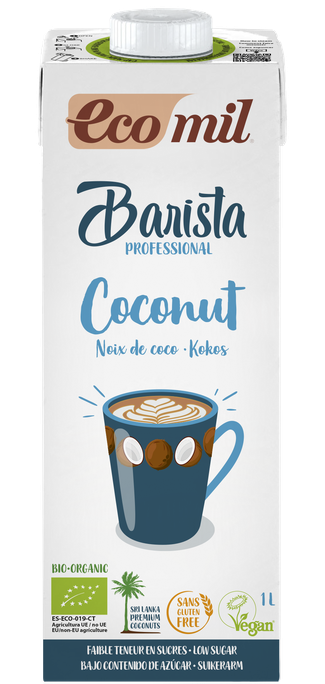 ECOMIL Barista Coconut dzēriens, 1000 ml - 1