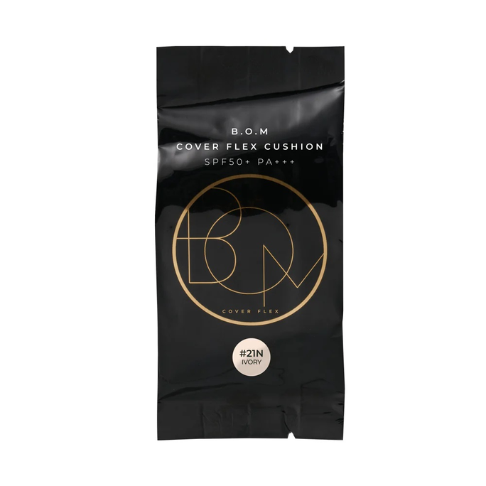 BOM Cover Flex Cushion 21 N Ivory SPF 50 tonālais krēms, 15 g - 3