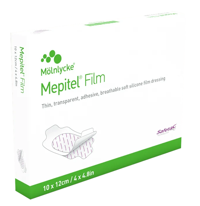 MEPITEL Film 10x12 cm sterils brūču pārsējs, 10 gab. - 1